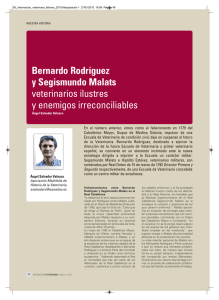 Bernardo Rodríguez y Segismundo Malats, veterinarios ilustres y