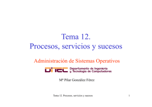 Tema 12. Procesos, servicios y sucesos