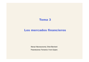 Tema 3 Los mercados financieros