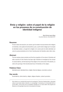 Etnia y religión: sobre el papel de los procesos de re
