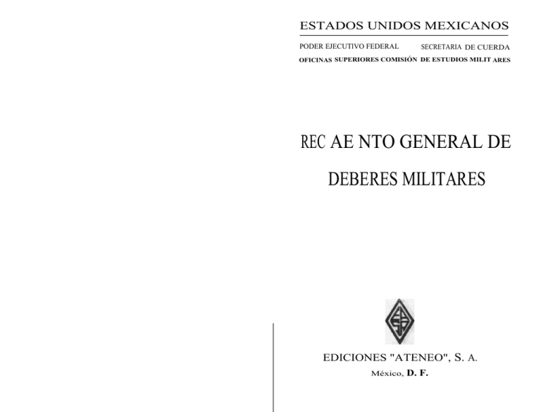 Reglamento General De Deberes Militares Pdf 2024 studylib.es