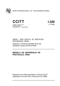 CCITT Rec. I.320 (11/1998) - MODELO DE REFERENCIA DE