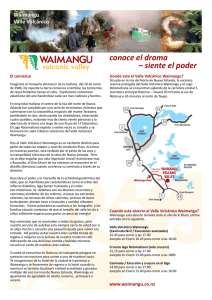 conoce el drama – siente el poder Waimangu Valle Volcánico