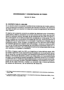 universidades y concentracion de poder