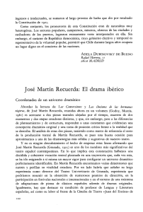 José Martín Recuerda: El drama ibérico