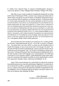 C. LLEO, Sorne Optional Rules in Spanish