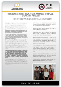 Page 1 Programa de Español para estudiantes Chinos CUI