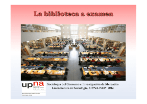 Informe Biblioteca - Universidad Pública de Navarra