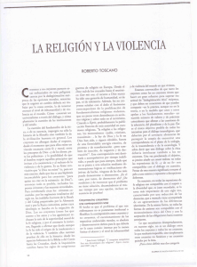 LA RELIGIÓN Y LA VIOLENCIA