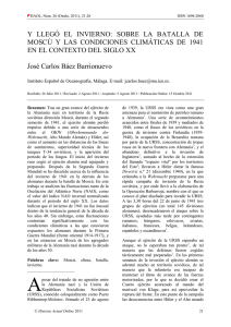 Y llegó el invierno: sobre la batalla de Moscú y las condiciones