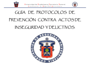 Protocolos preventivos de seguridad UDG / Archivo