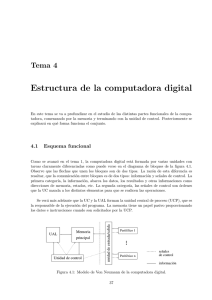 Estructura de la computadora digital