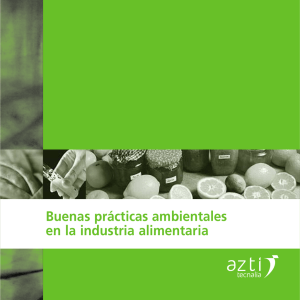 Buenas prácticas ambientales en la industria alimentaria