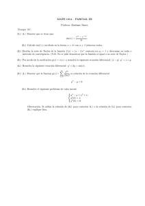 MATE 1214 – PARCIAL III Profesor: Stefano Ferri Tiempo: 85`. (1.) (i