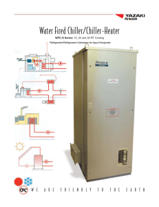 Water Fired Chiller/Chiller-Heater