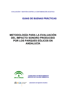 metodología para la evaluación del impacto sonoro