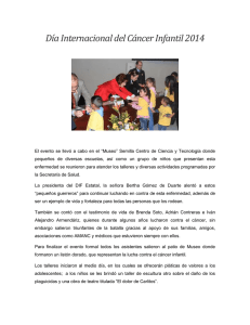 Día Internacional del Cáncer Infantil 2014