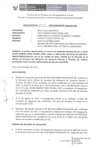 "Decenio de las Personas con Discapacidad en el Perú