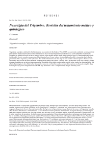 Neuralgia del Trigémino. Revisión del tratamiento médico y quirúrgico