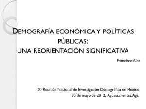 Demografía económica y políticas públicas: una reorientación