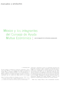México y los integrantes del Consejo de Ayuda Mutua Económica 1