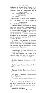 LEY N`-° 9992 Cediendo un terreno fiscal situado en el