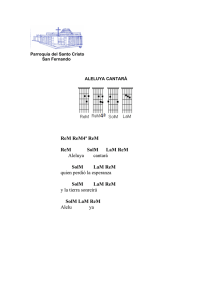 ReM ReM4ª ReM ReM SolM LaM ReM Aleluya cantará SolM LaM