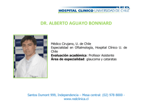 dr. alberto aguayo bonniard - Hospital Clínico Universidad de Chile