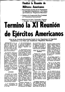 Terminó la XI Reunión de Ejércitos Americanos
