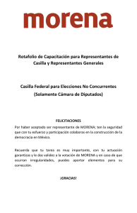 Rotafolio de Capacitación para Representantes de Casilla y