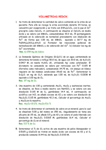 VOLUMETRIAS REDOX