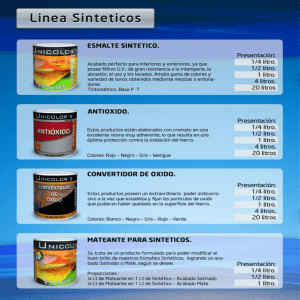 Linea Sinteticos