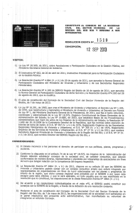 Page 1 CONSTITUYE AL CONSEJO DE LA SOCIEDAD CIVIL. DEL