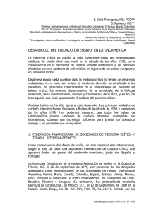 desarrollo del cuidado intensivo en latinoamerica