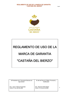 reglamento de uso de la marca de garantia