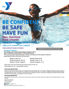 safe swimming saves lives