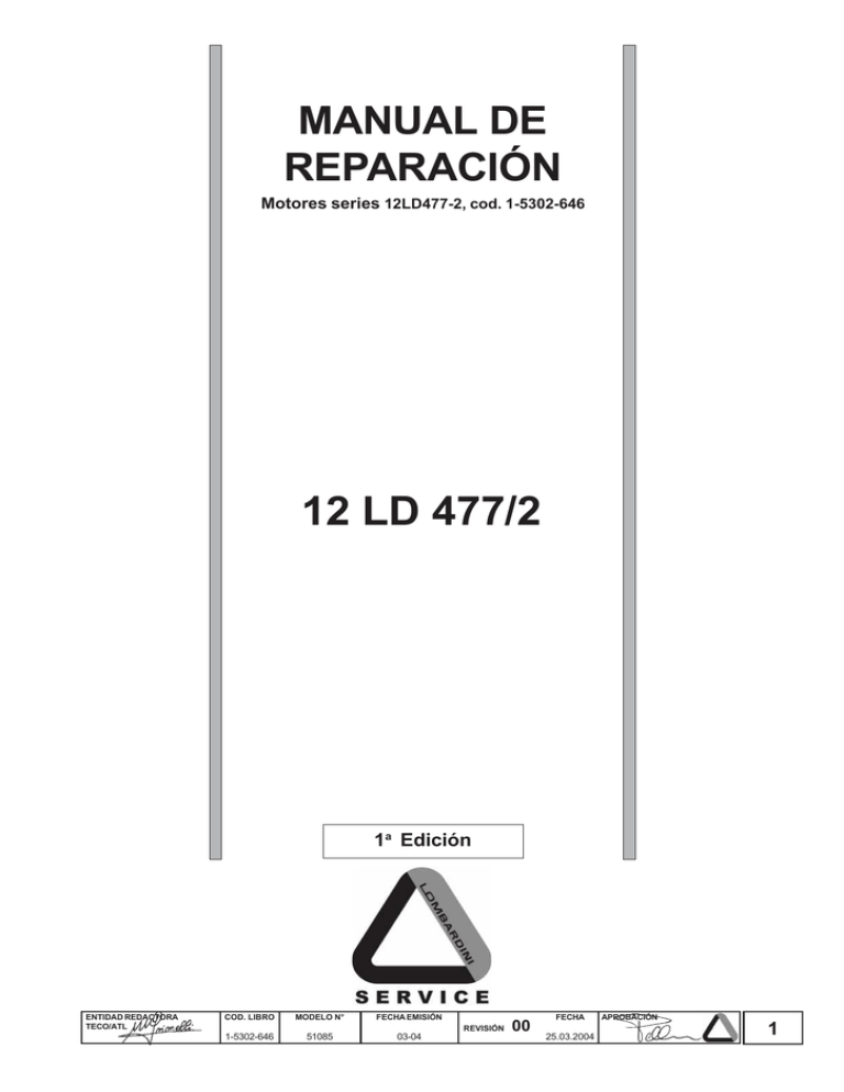manuale 12LD_RD2 lombardini service