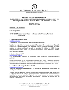 Programa PDF - México Francia
