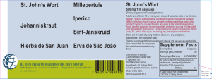 St. John`s Wort Johanniskraut Hierba de San Juan Millepertuis