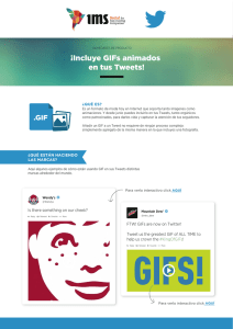 ¡Incluye GIFs animados en tus Tweets!