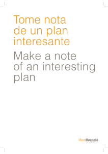 Tome nota de un plan interesante Make a note of an interesting plan
