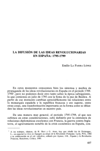 pdf La difusión de las ideas revolucionarias en España: 1795