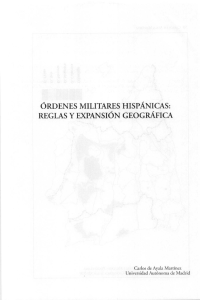 ÓRDENES MILITARES HISPÁNICAS: REGLAS Y EXPANSIÓN