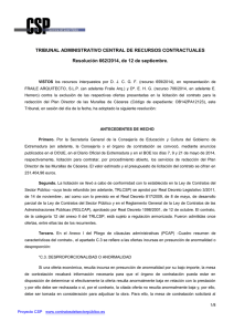 TRIBUNAL ADMINISTRATIVO CENTRAL DE RECURSOS