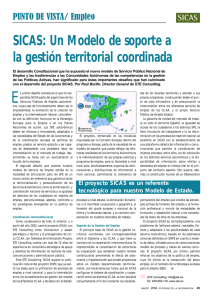 45 SICAS: Un modelo de soporte a la gestión territorial coordinada