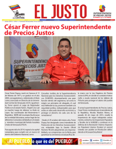 César Ferrer nuevo Superintendente de Precios Justos
