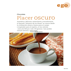 Placer oscuro: chocolate