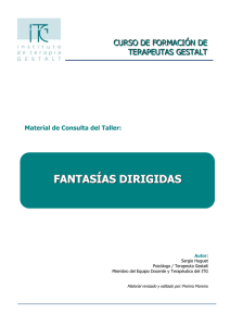 Fantasias Dirigidas - Instituto de Terapia Gestalt