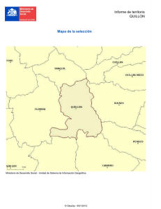 Informe de territorio QUILLON Mapa de la selección