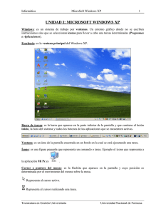 Manual de Windows XP - Universidad Nacional de Formosa